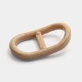 Peanut Butter Oval - Delicious & Fun Dog Peanut Butter Toy - Tough Long Lasting Dog Bones Made in USA- Small/Medium Sized Dogs Up to 30 LBS, 3” X 5”