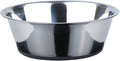 PEGGY11 Deep Stainless Steel Anti-Slip Dog Bowls - Single Pack, 2 Cups