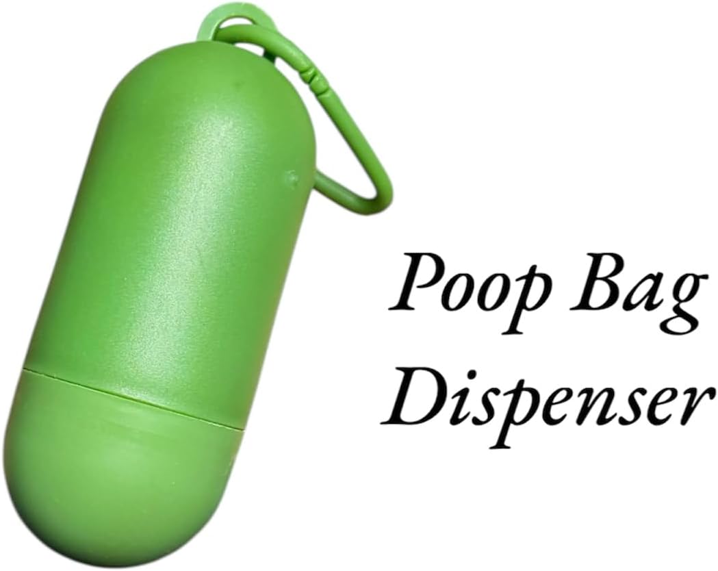 AIAG Dog Poop Bags for Waste with Dispenser - 270 Bags (18 Rolls, 15 Bags per Roll), Enhanced for Guaranteed Leakproof, Unscented, Includes Leash Clip, Thick Strong, 8.5"W x 11.5"L