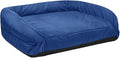 K9 Ballistics Tough Bolster Nesting Pillow Sofa Dog Bed for Toy and X Small Breeds - Durable, Water Resistant with Removable, Washable Cover & Nonskid Bottom 24"x18", Blue Quartz
