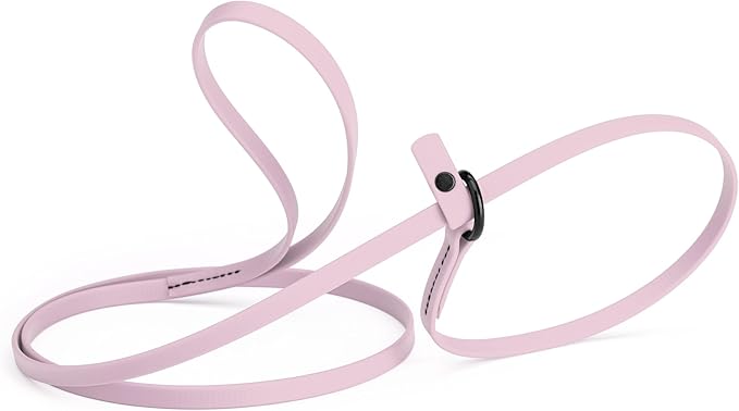 Dogline Biothane Slip Dog Leash - for Small, Medium and Large Dogs - Odor Free Slip Lead, Heavy Duty and Durable Material Kennel Lead - Pastel Purple - 5ft L x 3/8in W