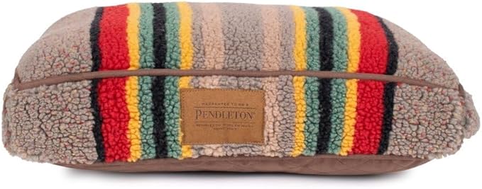 Pendleton Vintage Camp Napper Dog Bed - Mineral Umber, S