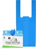 Easy-Tie Handle Dog Poop Bag, Extra Large Strong Doggy Waste Bags, Scented Easy Dispensing and Leak Proof Poo Bags