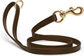 Viper Biothane K9 Working Dog Leash Waterproof Lead for Tracking Training Schutzhund Odor-Proof Long Line with Solid Brass Snap for Puppy Medium and Large Dogs 6ft, Dark Chocolate Brown