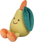 Playful Paws Fruit Dog Chew Toys Interactive Dog Toy with Squeak and Latex Plush Dog Toys for Puppies Small and Medium Dogs (Pear)