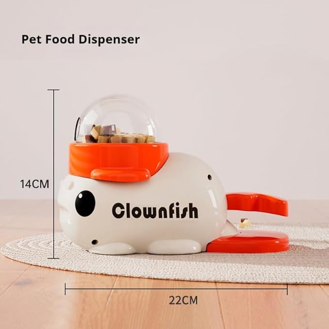 Interactive Dog Puzzle Toy, Slow Feeder Bowl for Cats and Dogs, Mental Stimulation Enrichment Toy, Indoor Pet Feeder with Silicone Mat to Keep Pets Busy (White)