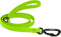DogTraxs - Essential Dog Leash - Biothane Training Lead -for Small-Large Dogs -Waterproof & Odor Resistant -Self Locking Swivel Carabiner Durable -Made in USA -3 Feet -Chartreuse Green