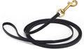 Viper K9 Biothane Working Dog Leash Waterproof Lead for Tracking Training Schutzhund Dog Sport & Search - Odor-Proof Long Line with Solid Brass Snap for Puppy Medium and Large 3/8" x 33ft Black