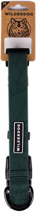 Wilderdog Waterproof Dog Collar - Repels Water & Dirt - Medium 13"-18" - Cedar