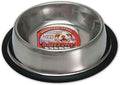 Loving Pets Stainless Steel Non-Tip Dog Bowl – Heavy Duty No Spill Dog Bowl with Removable Rubber Base – Durable, Non-Skid Stainless Steel Dog Food Bowl & Dog Water