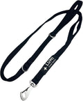 LUMI Dual-Handled Cotton Webbed Dog Leash, Highly Reflective Threads for X-Small, Small, Medium, Large and X-Large Dogs