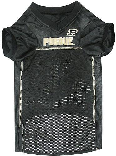 Pets First NCAA College Purdue Boilermakers Mesh Jersey for DOGS & CATS, X-Small.Licensed Dog Jersey with your Favorite Football/Basketball College Team