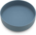 Should We Go? Dog Water Bowl - The Perfect Dish No-Spill, Less Mess Non-Tippable Water & Food Bowl, Silicone with Suction Cup Fits 8 Cups 9.5" Across x 2.5" Tall, Ideal for All Pets, Large-Ocean Blue