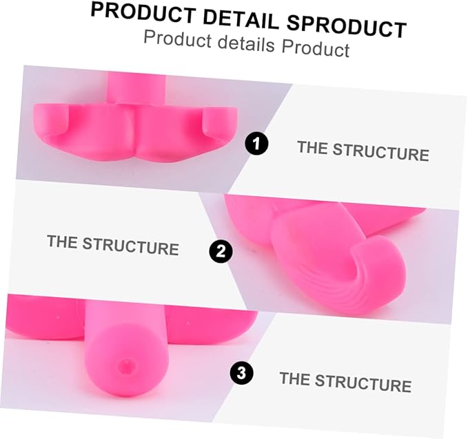 POPETPOP Halloween Dog Mustache Toy 4 Pack Pet Sound Chew Toys Material Safety Pet Supplies Random Color