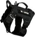Tactical Dog Vest Harness (Alpha Black, X-Large)