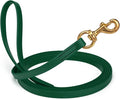 Viper K9 Biothane Working Dog Leash Waterproof Lead for Tracking Training Schutzhund Dog Sport & Search - Odor-Proof Long Line with Solid Brass Snap for Puppy Medium and Large 5/8" x 10ft Hunter Green