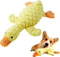 Dog Chew Toys, 2026 New Upgraded Hide and Seek Dog Toys for Aggressive Chewers, Crinkle Duck Squeak Toy for Puppy/Large/Medium/Small Dogs (1, Yellow)