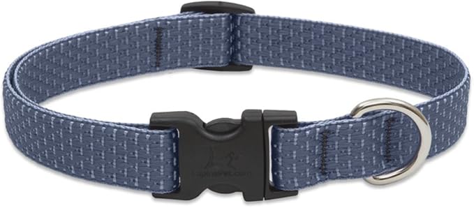LupinePet Eco 3/4" Mountain Lake 9-14" Adjustable Collar for Small Dogs