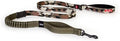 EzyDog Zero Shock Dog Leash - Shock Absorbing Bungee Leash for Dogs That Pull or Excite - Dual Handle and Reflective for Large, Medium, or Small Dogs (72-Inch, Green Camo)