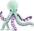 Plush Octopus Dog Toy with Squeaker, 12.6 × 3.3 in Interactive Chew Toy for Small & Medium Dogs, Soft Fun Pet Toy, Not for Heavy Chewers