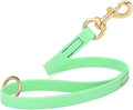 Viper Biothane K9 Working Dog Leash Waterproof Lead for Tracking Training Schutzhund Odor-Proof Long Line with Solid Brass Snap for Puppy Medium and Large Dogs 20in, Sea Foam Green