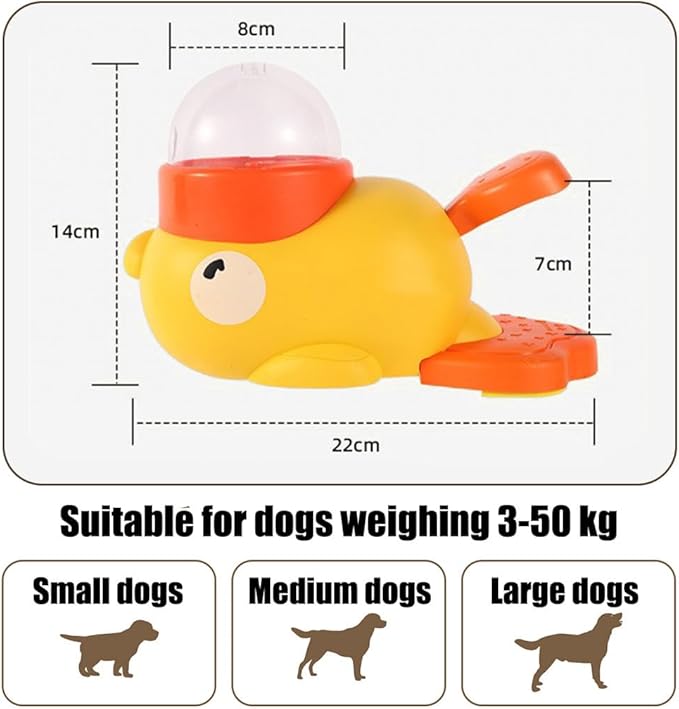 Cat Treat Slot Machine, Cat Slot Machine Treat Dispenser, Duck Dog Treat Dispenser, 2-in-1 Interactive Pet Slow Feeder Puzzle Toy, Suitable for All Kinds of Cats and Dogs (1pcs)