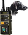 My Pet Command Long Range Dog Training Collar with Remote 1 Mile/5280 Ft Safe Shock, Vibrate, Tone, Flashing Beacon Lights, Rechargeable Waterproof Collar device, add up to 2 Collars. Xtra Remote only