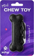 Pup Chew Toy Lanyard- Bone - Human Grade Chew Toy - Human Pup Play - 100% Food Grade Silicone (Mini Black Bone)