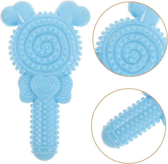 NOLITOY Puppy Chewing Toy Lollipop Design Interactive Cartoon Dog Chew Toy for Dogs Material Funny and Engaging Puppy Supply Gentle