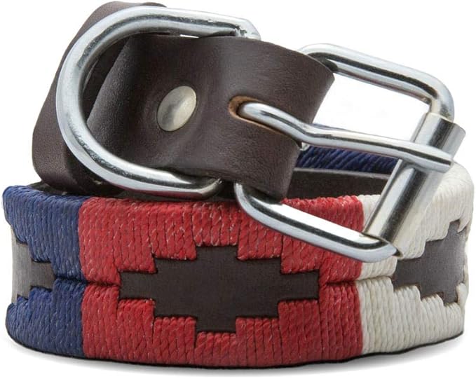Gaucho Goods Soft Leather Dog Collar - The Patriot (M)