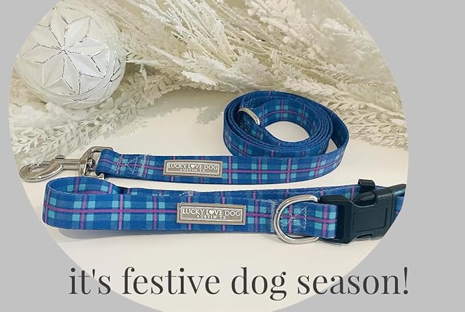Lucky Love Dog Martingale Dog Collar - Adjustable, No-Slip, Durable, & Soft Webbing Collar for Male and Female Dogs Ideal for Training & Walking - Scotty, Small