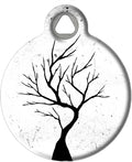 Dog Tag Art Tree Silhouette - Small