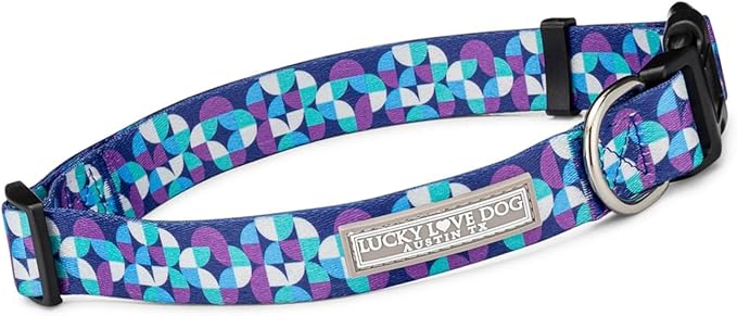 Lucky Love Dog - Adjustable Dog Collar with Easy Click Buckle for Small Dogs, Durable, & Comfortable for Male & Female Dogs, Pet Collar for Puppies & Adult Ones - Jasper, XS