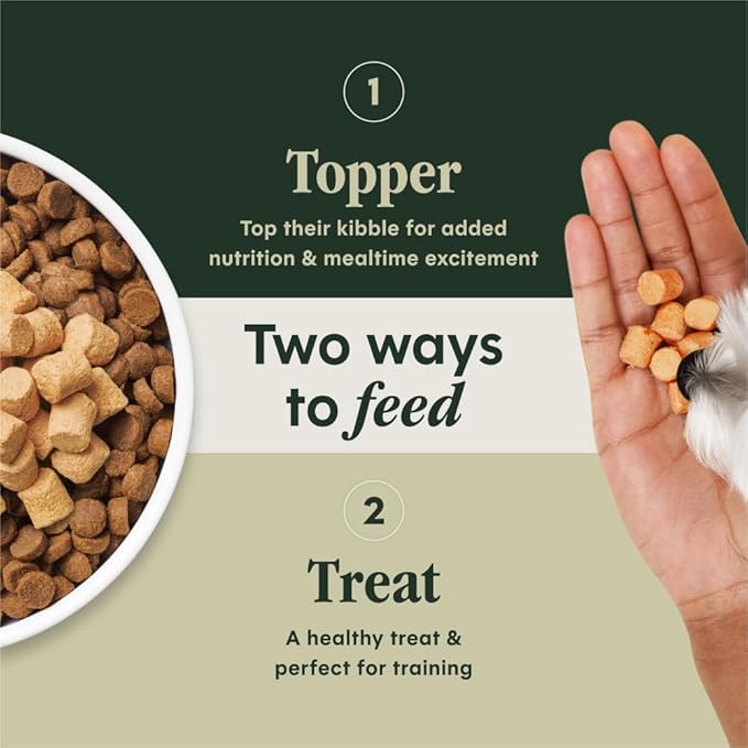 Instinct Raw Boost Mixers Gut Health Freeze-Dried Dog Food Topper, 5.5 oz. Bag