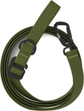 Säker Kelp™ Waterproof Dog Leash – Heavy Duty, Odor-Proof, Adjustable 4–6 ft Long Dog Leash with Twist-Lock Carabiner, 3 Traffic Handles, Hands-Free Option, Aluminum Hardware