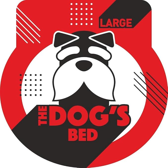 The Dog’s Bed Orthopedic Memory Foam Dog Bed with Bolsters, Plush Fabric, Grey Plush, Large