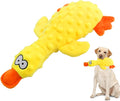 Dog Toys for Aggressive Chewers, 2026 Upgraded Duck Indestructible Dog Toys, Squeaky Plush Dog Puppy Chew Toys for Boredom Relief, Cute Yellow Duckling Plush for Playtime (Yellow)