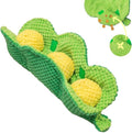 Pea Pod Interactive Dog Toy - Snuffle Nosework Stress Relief - Hide Treat Food Puzzle - Small Medium Dog - Durable Dog Gift Birthday