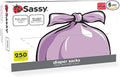 Sassy Disposable Diaper Sacks,Lavender Scented,Easy-To-Tie,Diaper Disposal or Pet Waste Bags,250 Count (Pack of 6)