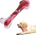 Interactive Wishbone Dog chew Toys for Aggressive chewers, Realistic Tough Dog Bones Products Gifts for Keep Them Busy (B)
