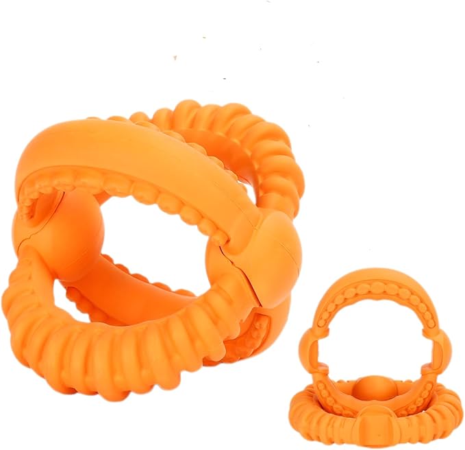 Dog Toys for Aggressive Chewers Indestructible Dog Toys Durable Dog Chew Toys for Large/Medium Breed, Real Bacon Flavored Best Dog Toys to Keep Them Busy (Large, Turkey)
