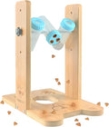 Dog Puzzle Toy, Wooden Slow Feeder, Pet Food Treat Feeding Toy, Interactive Dog Feeder for Boredom, Enrichment Toy for Smart Dogs