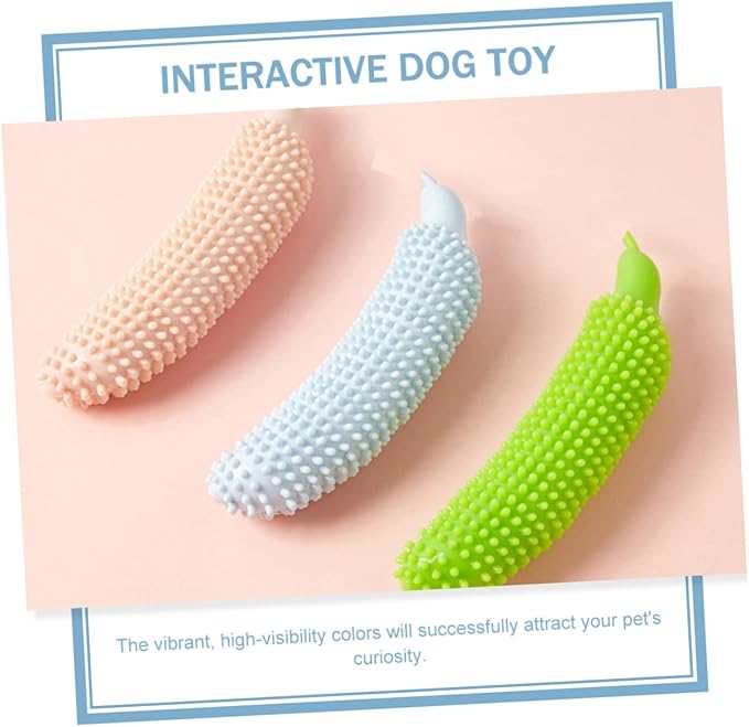NOLITOY 2pcs Interactive Dog Chew Toy Flexible and Wear-Resistant Pet Toy for Training and Fun High-Visibility Colors to Keep Dogs Engaged Portable Play