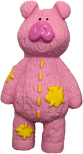 Latex Dog Squeaky Chew Toys Fashion Animals for Medium & Small Dogs (Pink Pig)