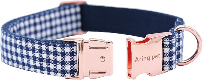 ARING PET Bowtie Dog Collars Adjustable Collar with Bow Tie for Puppy Small Medium Large Boy Girl Dogs-Size M Length 13.5-22"