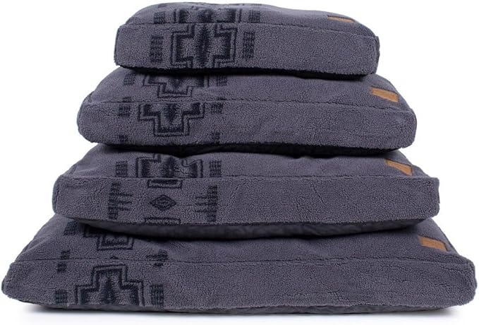 Pendleton Harding Tonal Berber Napper Dog Bed in Gray, S