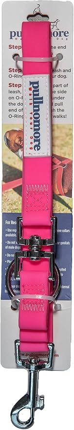 No-Pull Dog Leash, Chew Resistant, Waterproof, Durable PVC Material, Multiple Sizes and Colors (Pink, Small)