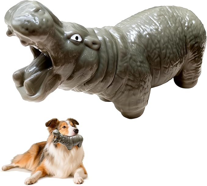 Indestructible Dog Toys for Aggressive Chewers, Tough Dog Toys for Medium and Large Dogs, Durable Nylon Chew Toy to Keep Them Busy, Chew Toy for Dogs Teeth Cleaning and Boredom