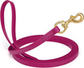 Viper Biothane K9 Working Dog Leash Waterproof Lead for Tracking Training Schutzhund Odor-Proof Long Line with Solid Brass Snap for Puppy Medium and Large Dogs, 20ft Magenta Pink