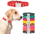 dogIDs Personalized Dog Collar – ScruffTag Custom Waterproof Biothane Dog Collar with Laser-Engraved Name, Durable & Odor-Resistant – USA Made | Red, 3/4 in x 14 in (Fits Neck Sizes 12-16 in)